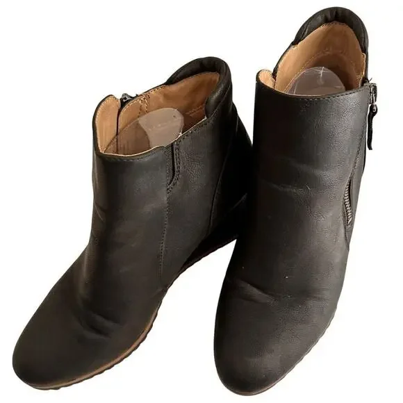 Soul Naturalizer Womens Size 10M Haley Black Wedge Boots Shoes Careerwear Witchy - Picture 13 of 16